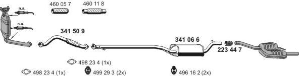 ERNST 031138 - Sistem de esapament - allinparts.ro