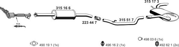 ERNST 031706 - Sistem de esapament allinparts.ro
