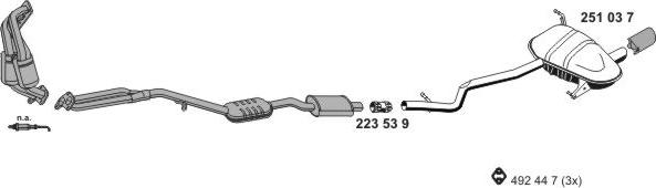 ERNST 020419 - Sistem de esapament - allinparts.ro