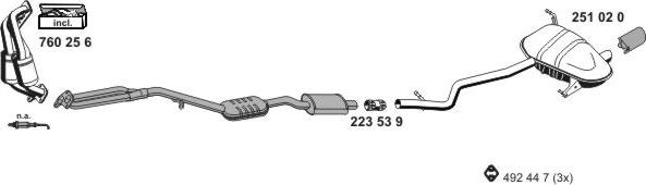 ERNST 020417 - Sistem de esapament - allinparts.ro