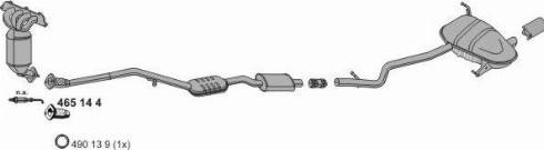ERNST 020485 - Sistem de esapament - allinparts.ro
