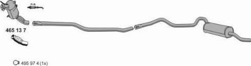 ERNST 020441 - Sistem de esapament - allinparts.ro