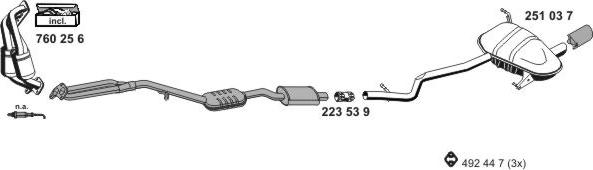 ERNST 020420 - Sistem de esapament - allinparts.ro