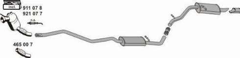 ERNST 020341 - Sistem de esapament - allinparts.ro