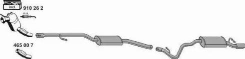 ERNST 020362 - Sistem de esapament - allinparts.ro