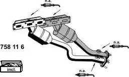 ERNST 020301 - Sistem de esapament - allinparts.ro