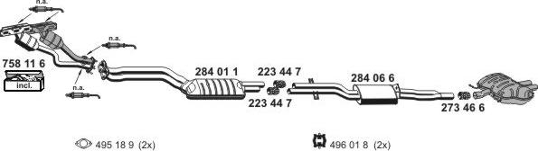 ERNST 020302 - Sistem de esapament - allinparts.ro