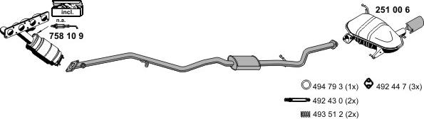 ERNST 020314 - Sistem de esapament - allinparts.ro