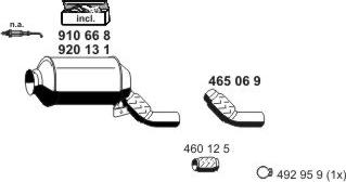 ERNST 020393 - Sistem de esapament - allinparts.ro