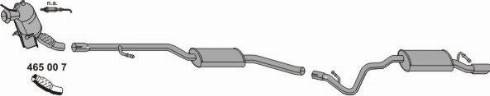 ERNST 020375 - Sistem de esapament - allinparts.ro