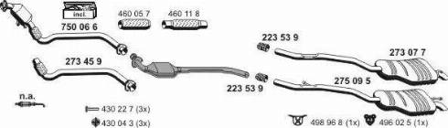 ERNST 020252 - Sistem de esapament - allinparts.ro