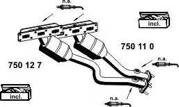 ERNST 020268 - Sistem de esapament - allinparts.ro