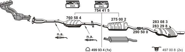 ERNST 020209 - Sistem de esapament - allinparts.ro