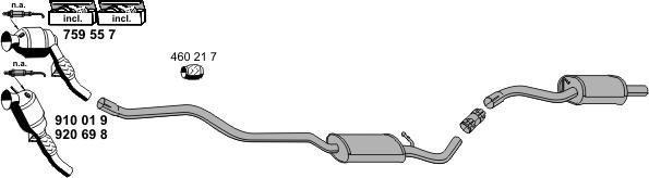 ERNST 020312 - Sistem de esapament - allinparts.ro