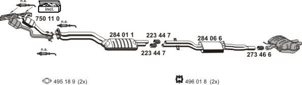 ERNST 020217 - Sistem de esapament - allinparts.ro