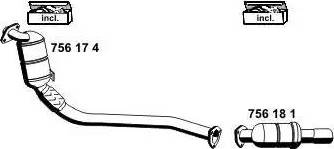 ERNST 020284 - Sistem de esapament - allinparts.ro