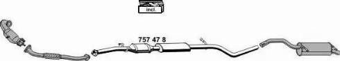 ERNST 120233 - Sistem de esapament - allinparts.ro