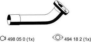 ERNST 314527 - Teava reparatie, catalizator - allinparts.ro
