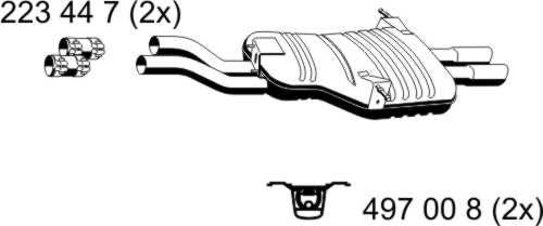 ERNST 283137 - Toba esapament finala - allinparts.ro