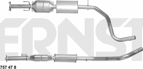 ERNST 757478 - Catalizator - allinparts.ro