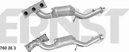 ERNST 760263 - Catalizator - allinparts.ro