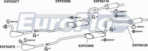 EuroFlo FDCAP28 4001 - Sistem de esapament - allinparts.ro