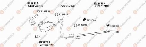 EUROREPAR 102604 - Sistem de esapament - allinparts.ro