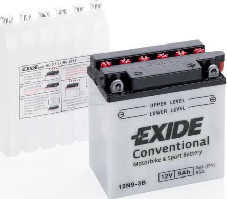 Exide 12N9-3B - Baterie de pornire allinparts.ro