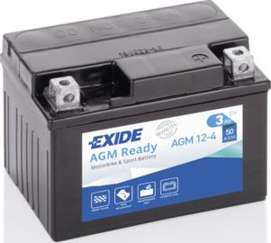 Exide AGM12-4 - Baterie de pornire allinparts.ro