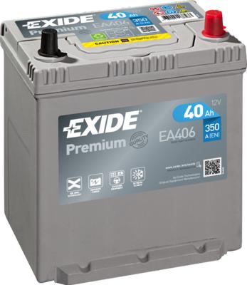 Exide EA406 - Baterie de pornire allinparts.ro