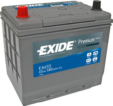 Exide EA655 - Baterie de pornire allinparts.ro