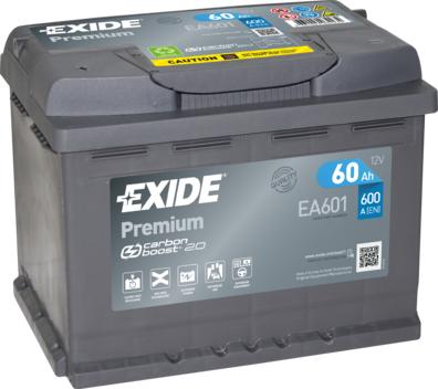 Exide EA601 - Baterie de pornire allinparts.ro