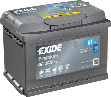 Exide EA612 - Baterie de pornire allinparts.ro