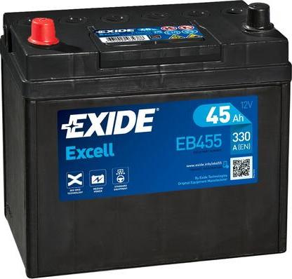Exide EB455 - Baterie de pornire allinparts.ro