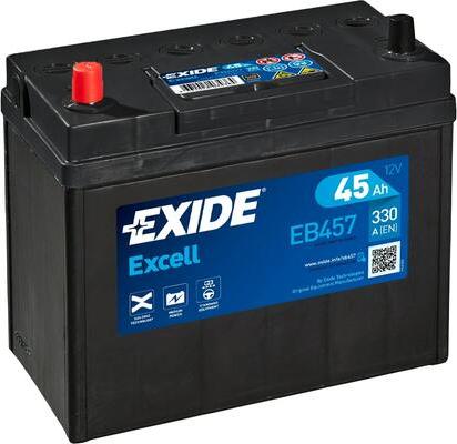 Exide EB457 - Baterie de pornire allinparts.ro