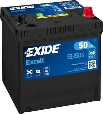 Exide EB504 - Baterie de pornire allinparts.ro
