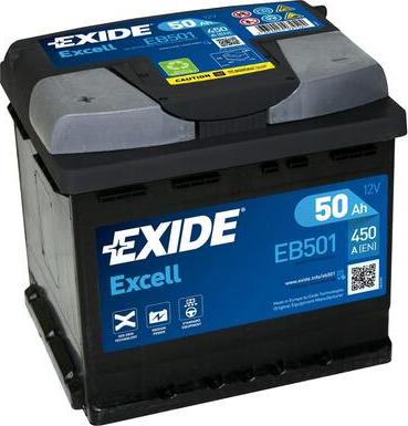 Exide EB501 - Baterie de pornire allinparts.ro