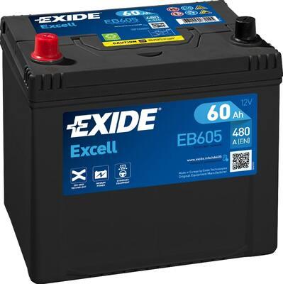 Exide EB605 - Baterie de pornire allinparts.ro