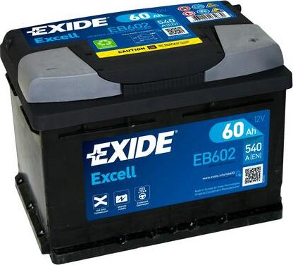 Exide EB602 - Baterie de pornire allinparts.ro