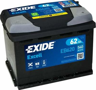 Exide EB620 - Baterie de pornire allinparts.ro