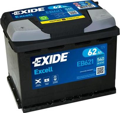 Exide EB621 - Baterie de pornire allinparts.ro
