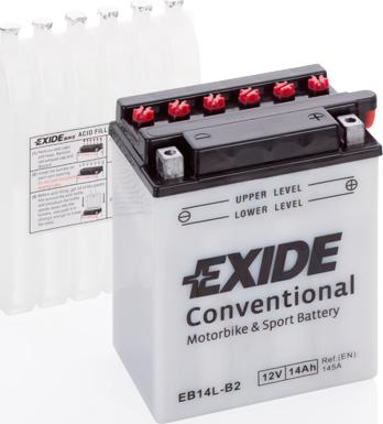 Exide EB14L-B2 - Baterie de pornire allinparts.ro