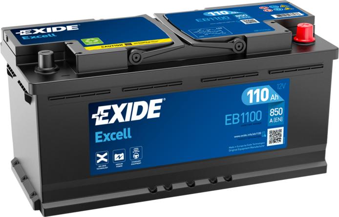 Exide EB1100 - Baterie de pornire allinparts.ro