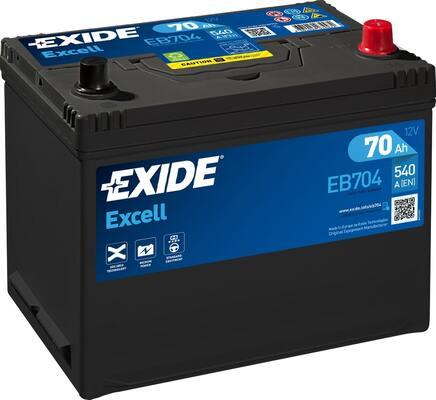 Exide EB704 - Baterie de pornire allinparts.ro