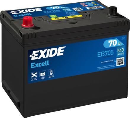 Exide EB705 - Baterie de pornire allinparts.ro