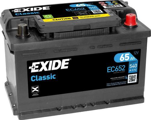 Exide EC652 - Baterie de pornire - allinparts.ro