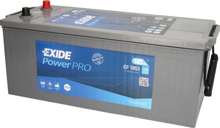 Exide EF1853 - Baterie de pornire allinparts.ro