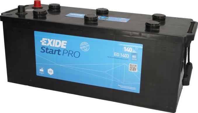 Exide EG1403 - Baterie de pornire allinparts.ro