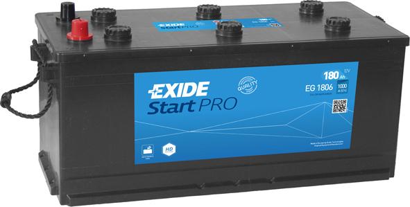 Exide EG1806 - Baterie de pornire allinparts.ro