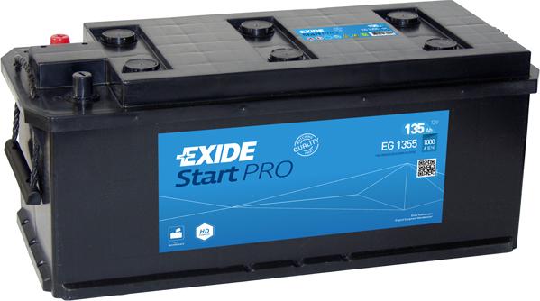 Exide EG1355 - Baterie de pornire allinparts.ro